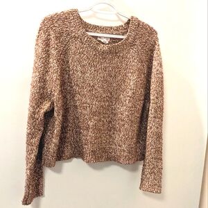 Shrinking Violet cropped cotton blend sweater